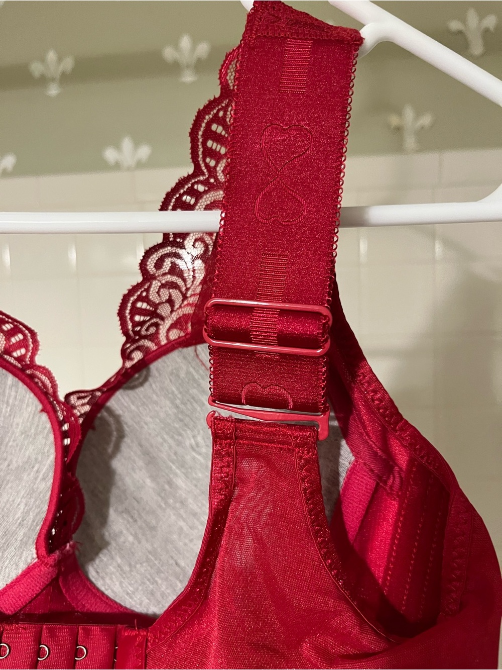 Lace Push-Up Bra Duo - Red & Navy Bundle - Picture 14 of 15